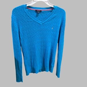 BLUE NAUTICA FALL SWEATER